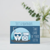 歯科予約リマインダー ポストカード (スタンド正面)