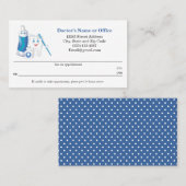 歯科予約リマインダー 名刺 (正面/裏面)