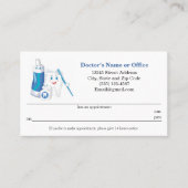 歯科予約リマインダー 名刺 (正面)