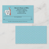 歯科予約リマインダー 名刺 (正面/裏面)