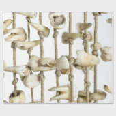 歯科写おもしろい真抜歯歯科医 ラッピングペーパー (フラット)