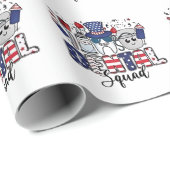 歯科分隊かわいい歯科医7月4日 ラッピングペーパー (ロールコーナー)