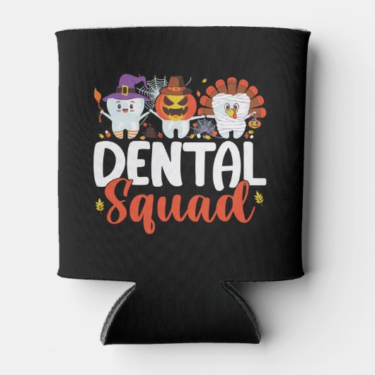 歯科分隊の歯医者サンクスギビングハロウィーン 缶クーラー (正面)
