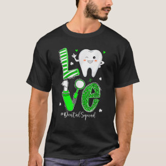 歯科分隊アイルランド歯ラブ歯科衛生士Pa Tシャツ