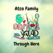 歯科分隊ウィンドウの固定 ウィンドウサイン (シート3)