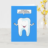 歯科助手に感謝 カード (黄色い花)