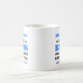 歯科助手のおもしろマグカップ- Badassの奇跡の人 コーヒーマグカップ (中央)