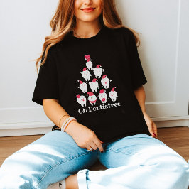 歯科助手のためのクリスマスセートホリデーギフト Tシャツ