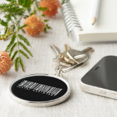 歯科助手のバーコード キーホルダー (側面)