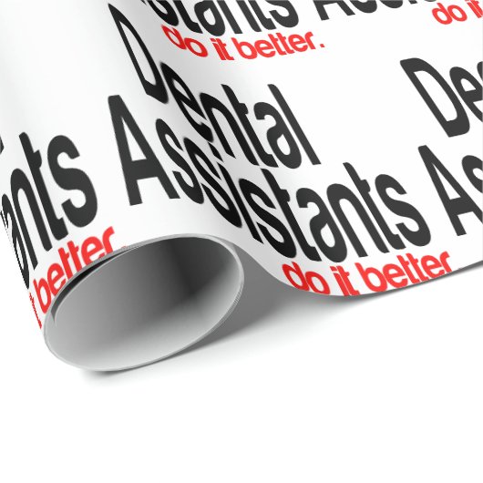 歯科助手の方が良い ラッピングペーパー (ロールコーナー)