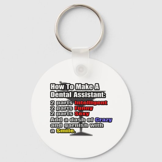歯科助手を作る方法 キーホルダー (正面)