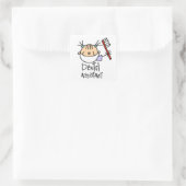 歯科助手 スクエアシール (バッグ)