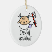 歯科助手 セラミックオーナメント (右)