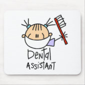 歯科助手 マウスパッド (正面)