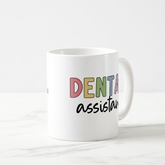 歯科助手 |助手歯医への贈り物 コーヒーマグカップ (正面右)