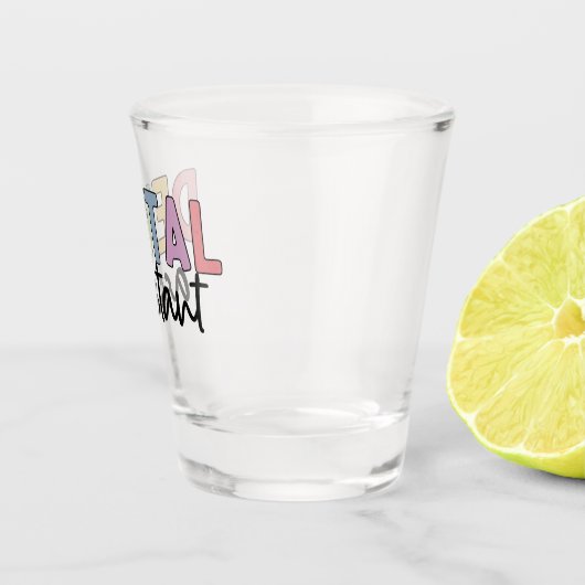 歯科助手 |助手歯医への贈り物 ショットグラス (右)