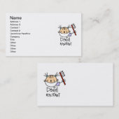 歯科助手 名刺 (正面/裏面)