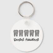 歯科助手 |歯医者の助手への贈り物 キーホルダー (正面)