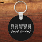 歯科助手 |歯医者の助手への贈り物 キーホルダー (正面)