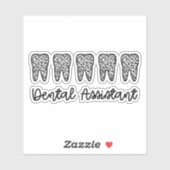 歯科助手 |歯医者の助手への贈り物 シール (シート)