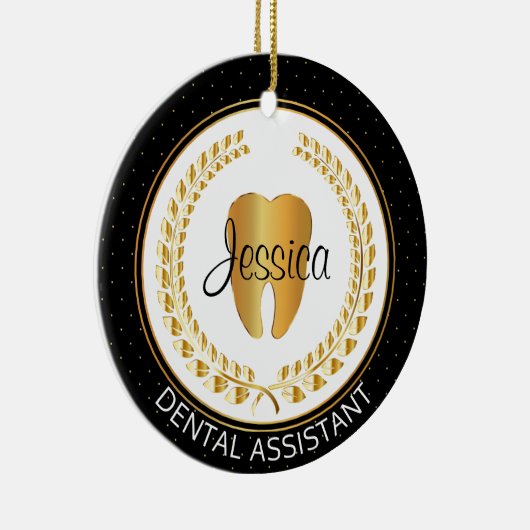 歯科🦷助手、衛生士、学生 セラミックオーナメント (右)