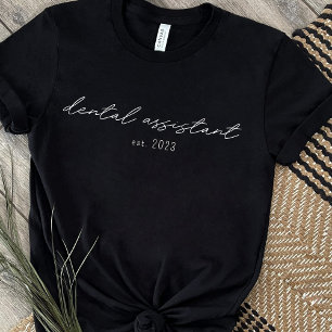 歯科助手 – 黒人学生による卒業プレゼント Tシャツ
