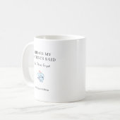 歯科医あるある 面白いギフト 名入れ コーヒーマグカップ (正面左)