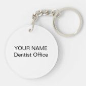 歯科医おもしろい室キーチェーン キーホルダー (裏面)