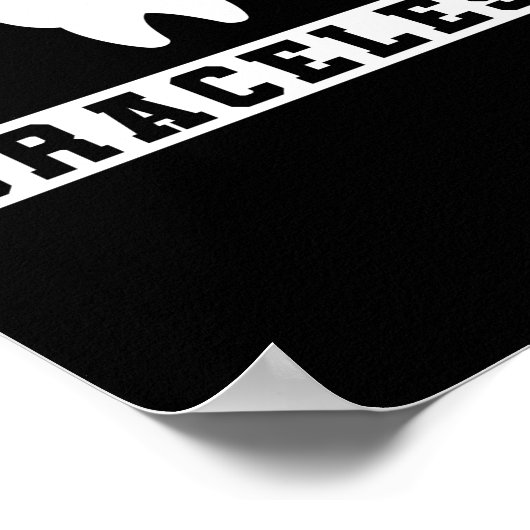 歯科医おもしろい歯科矯正医チームブレスレス ポスター (角)