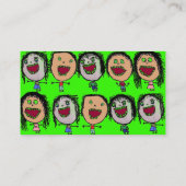 歯科医おもしろい用名刺 名刺 (裏面)