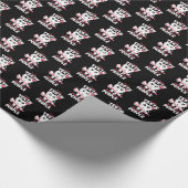 歯科医おもしろい – 歯のように人より良い ラッピングペーパー (角)