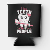 歯科医おもしろい – 歯のように人より良い 缶クーラー (正面)