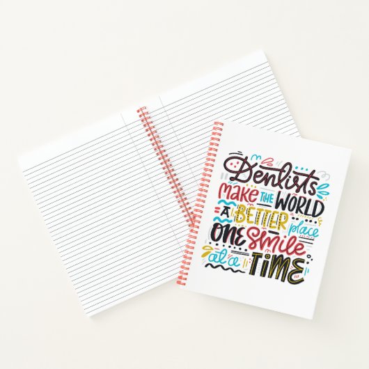 歯科医が世界をより良い場所にする ノートブック (内部)