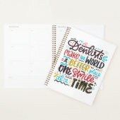 歯科医が世界をより良い場所にする プランナー手帳 (ディスプレー)