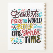 歯科医が世界をより良い場所にする プランナー手帳 (裏面)