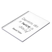 歯科医だ！ ノートブック (左側)