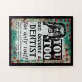 歯科医になる – Vintage おもしろい Ad ジグソーパズル (横)