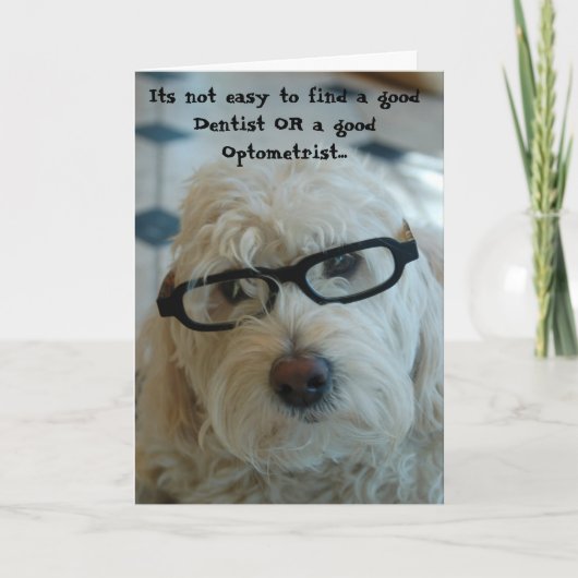 歯科医に感謝を伝える サンキューカード (正面)