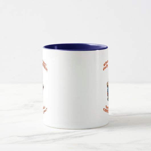 歯科医のおびえさせている マグカップ (中央)