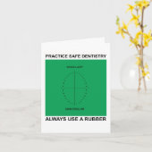 歯科医のための歯科挨拶状 カード (黄色い花)