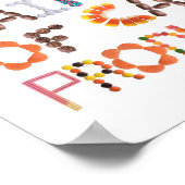 歯科医のための面白いハロウィーンアート ポスター (角)