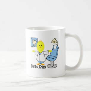歯科医のひよこ コーヒーマグカップ