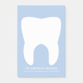 歯科医のオフィスの個人的なメモ帳 ポストイット (正面)