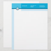 歯科医のオフィスはレターヘッドを設計しました レターヘッド (正面/裏面)