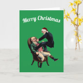 歯科医のクリスマス カード (黄色い花)