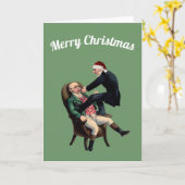 歯科医のクリスマス カード (黄色い花)