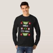 歯科医のクリスマス Tシャツ (正面フル)