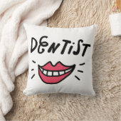 歯科医のスマイル クッション (ブランケット)