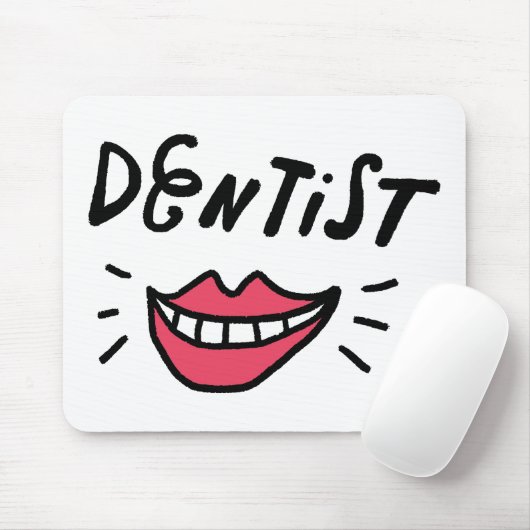 歯科医のスマイル マウスパッド (マウス)