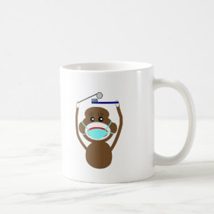 歯科医のソックス猿のワイシャツおよびギフト--愛らしい コーヒーマグカップ